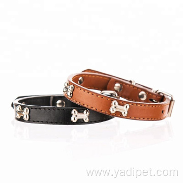 Customized PU Leather Fashion Dog Collar